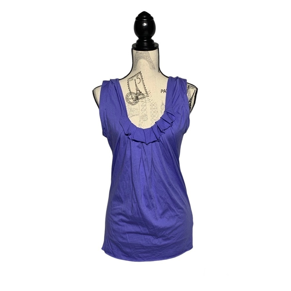WILFRED S‎ ruffled neckline tank top
